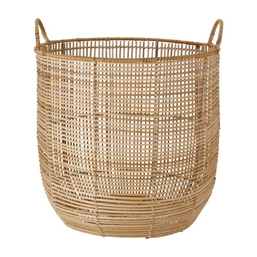 Canasto Ratán Trama Alto 42x49 cm