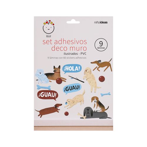 Set 9 Adhesivos Deco Muro 17,5x24 cm