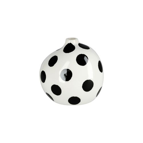 Florero Cerámica Decorativo Ø10,5x10 cm