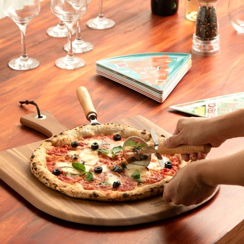 Tabla Pizza Madera de Acacia 38x1,5 cm