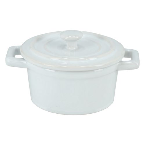 Mini Fuente con Tapa Cerámica Ceramica para Horno 260 ml