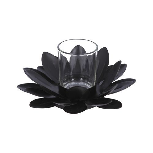 Portavela Flor Metal
