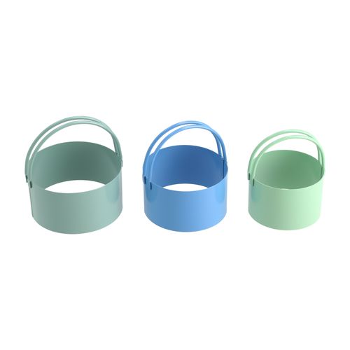 Set 3 Cortadores Acero Inoxidable