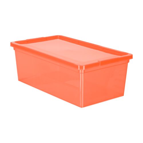 Caja Polipropileno transparente 35,5x20x11 cm