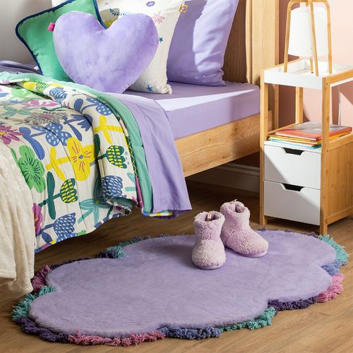 Alfombra con Flecos Infantil 136x87 cm