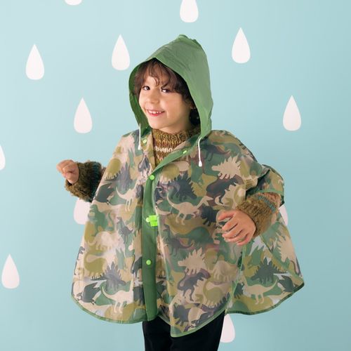 Poncho Impermeable Estampado 79x56 cm