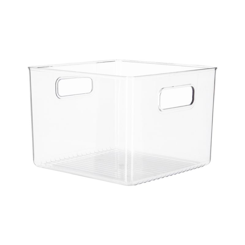  COOLFUNLIFE Caja de almacenamiento retráctil tipo cajón para  refrigerador, organizador clasificado de alimentos y frescos, cesta  organizadora para refrigerador, estante de plástico, apto para estante :  Hogar y Cocina