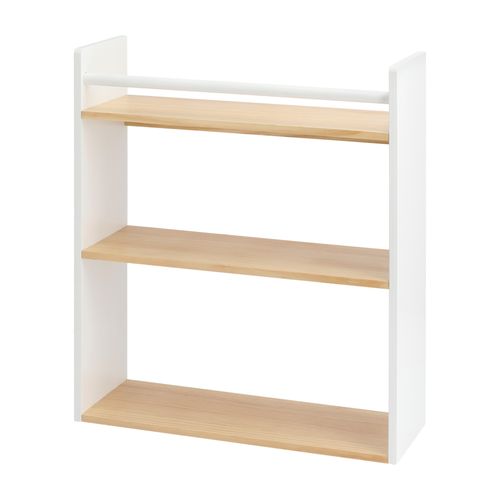 Estante Madera y MDF con 3 Bandejas 50x60x18 cm