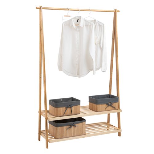 Mueble Clóset de Madera Bambú y Pino