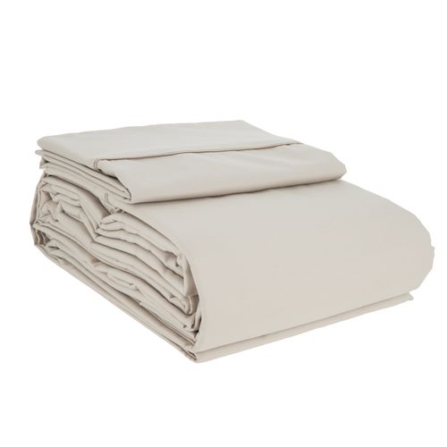 Set Sábanas Algodón satín Liso de 240 Hilos