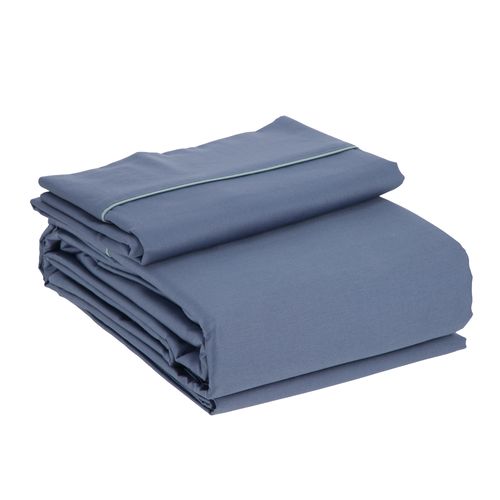 Set Sábanas Algodón satín Liso de 240 Hilos