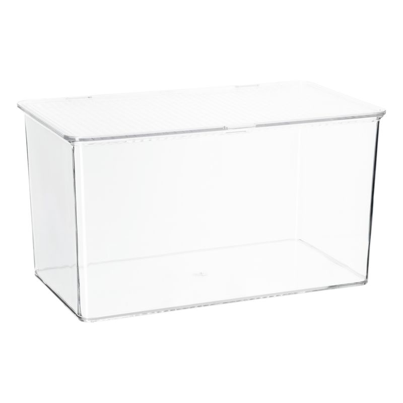 Caja organizadora transparente con tapa