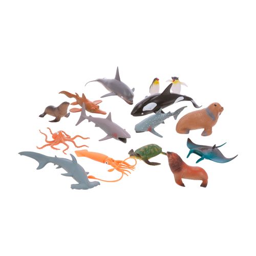 Set Animales Plástico 16 piezas
