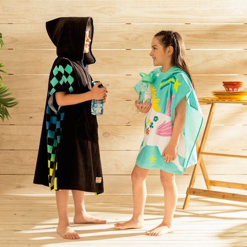 Poncho Playa con Capucha 60x86 cm