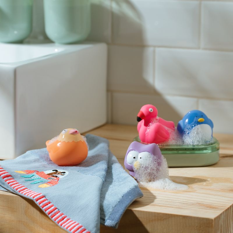 Patitos antideslizantes, Decoración baño niños