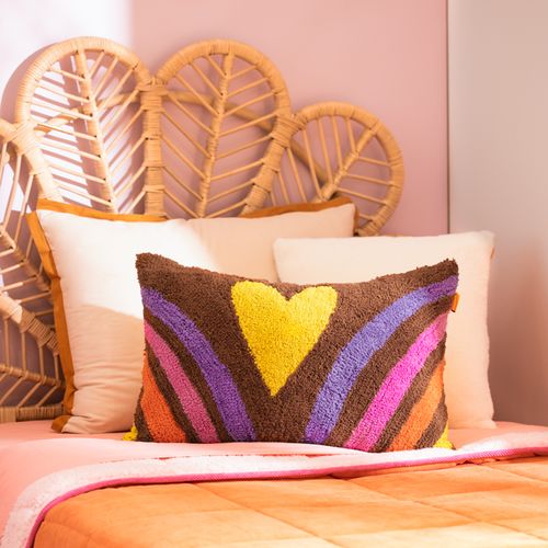 Cojín Colorido con Tejido Infantil 40x60 cm