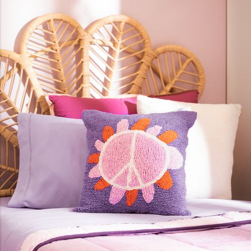 Cojín Colorido con Tejido Infantil 45x45 cm