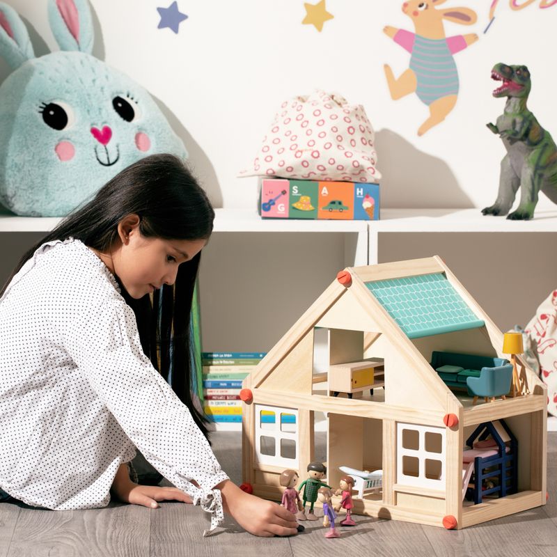  Casa de Muñecas para Niñas,Juguetes Niña 4 Años,Casa de