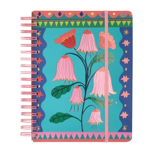 Cuaderno con Tapa Dura 160 Hojas con Líneas y Cuadros 18x3,5x24 cm