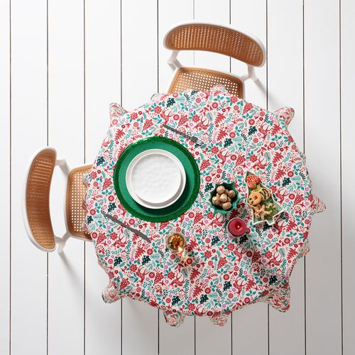 Mantel Poliéster con Estampado Navideño