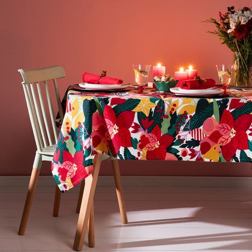 Mantel con Estampado Navideño