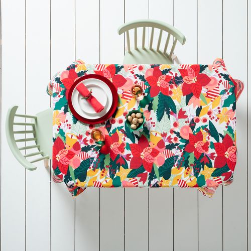 Mantel con Estampado Navideño