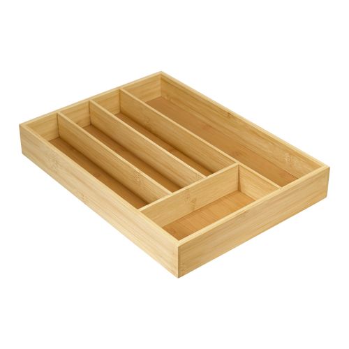 Organizador Cubiertos Bambú