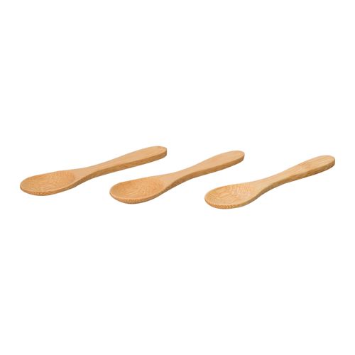 Set 3 Cucharas de Bambú para Coctel para Cóctel 3x14 cm
