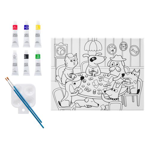 Set Telar con Diseño y Accesorios para Pintar M