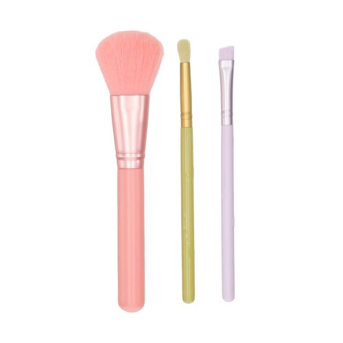 Set 3 Brochas Madera para Maquillaje