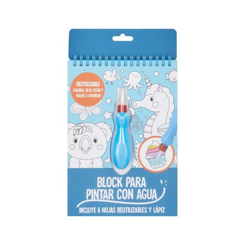 Block con Diseños para Pintar con Agua