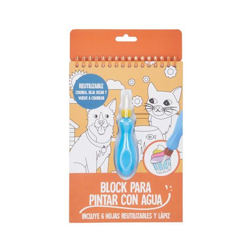 Block con Diseños para Pintar con Agua