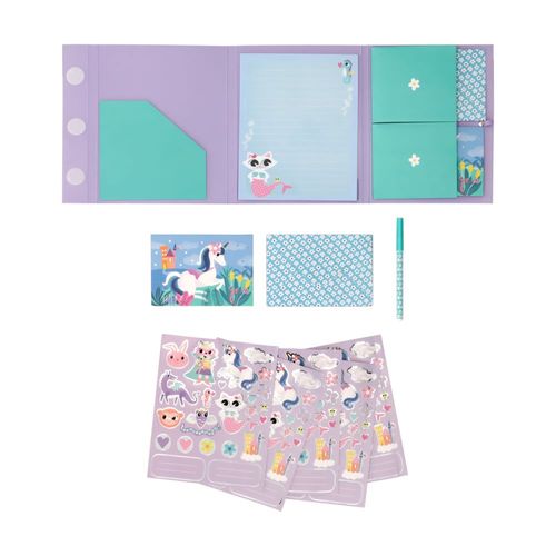 Set de Tarjetas y Stickers 18x1x22 cm