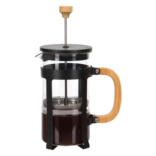 Cafetera francesa vidrio 1000 ml Negro