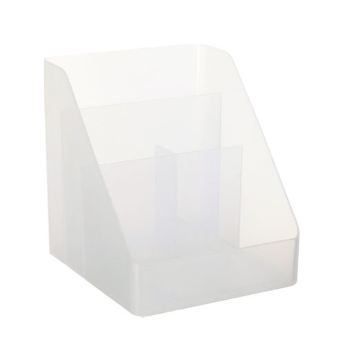 Organizador documentos de Plástico Polipropileno clear 16x17,8x17,8 cm