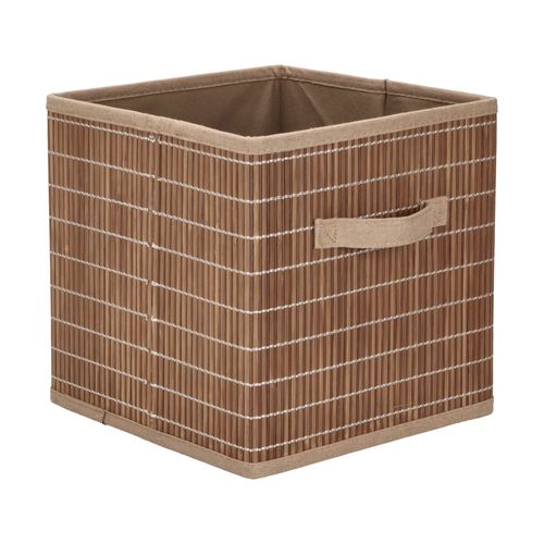 Caja Organizadora Bambú Plegable 28x28x28 cm