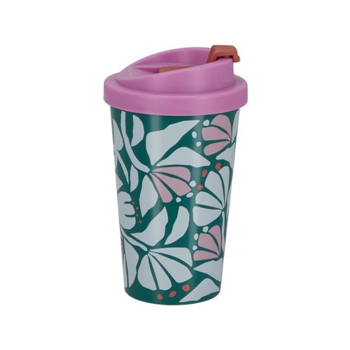 Vaso Térmico de Plástico con Tapa 400 ml