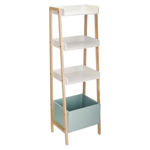 Estante 4 Niveles de Madera Infantil 45x35x140 cm