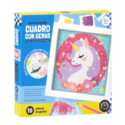 Set Creación Pinta con Gemas para Cuadros