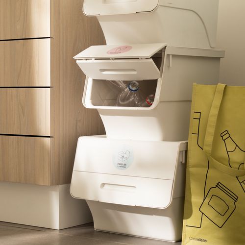 Caja Apilable de Plástico Polipropileno para closet