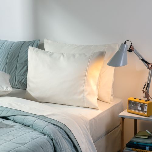 Set 2 Fundas de Almohada Microfibra Liso Color