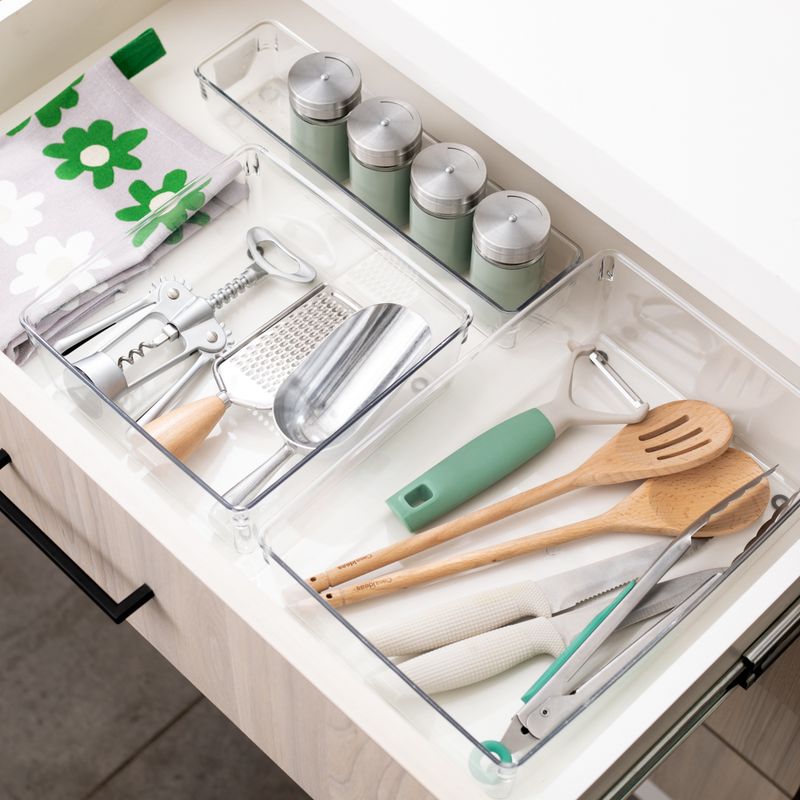 Organizador Cajon PET para Cubiertos 20x30x7 8 cm Casaideas Peru