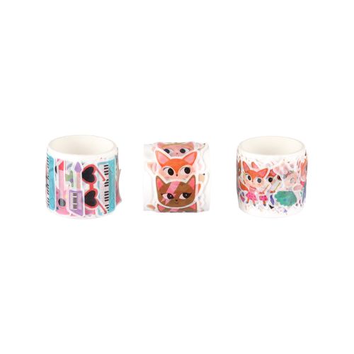 Set 3 Cintas Adhesivas con diseño