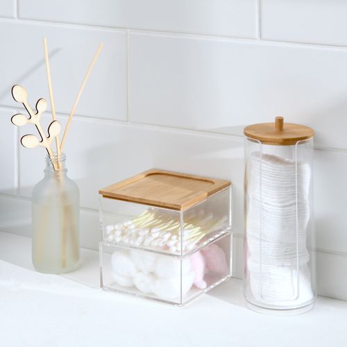 Organizador Baño Cuadrado 9,5x9,5x10 cm