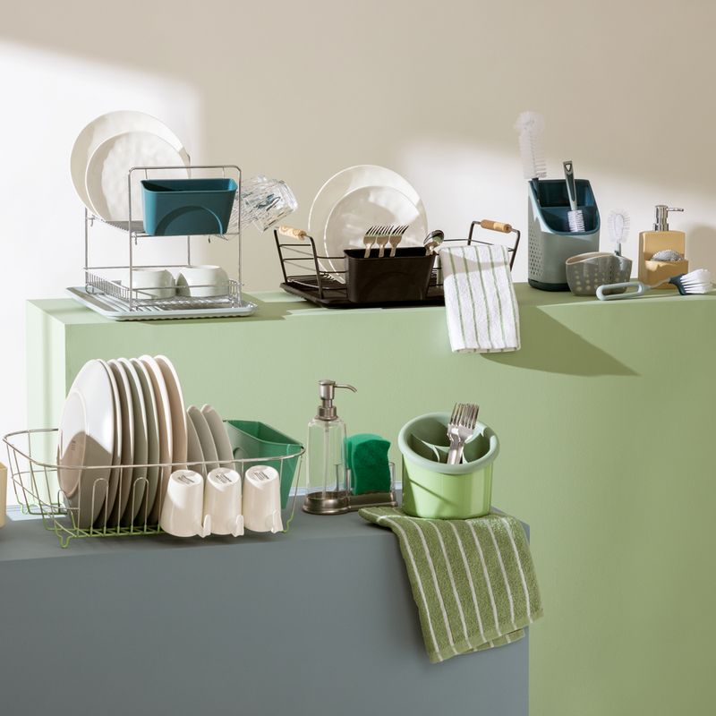 KitchenCraft Serenity Küchenrollenhalter Aus Mangoholz & Rosa Marmor – 15 X 36 Cm, Gewichtete Basis
