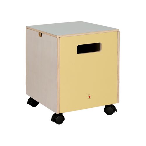 Cajón Organizador Movil con Tapa y Ruedas