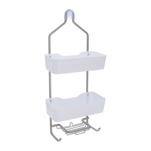 Organizador Ducha Aluminio para el baño 28x12x63 cm