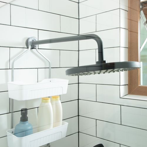 Organizador Ducha Aluminio para el baño 28x12x63 cm