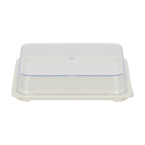 Contenedor para Queso Melamina con Tapa 16x16x3,5 cm
