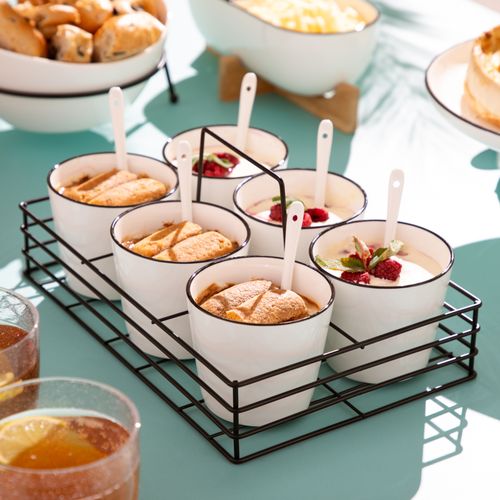 Set 6 Pocillos para Postre Porcelana